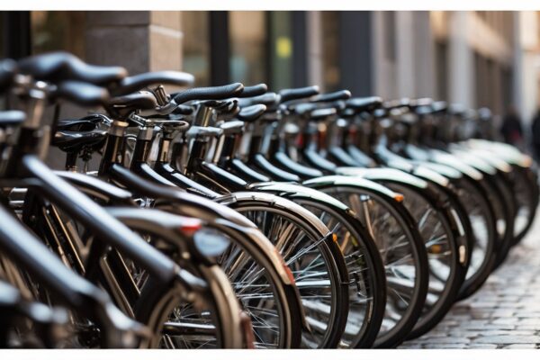 Fietsen door de stad is een feestje